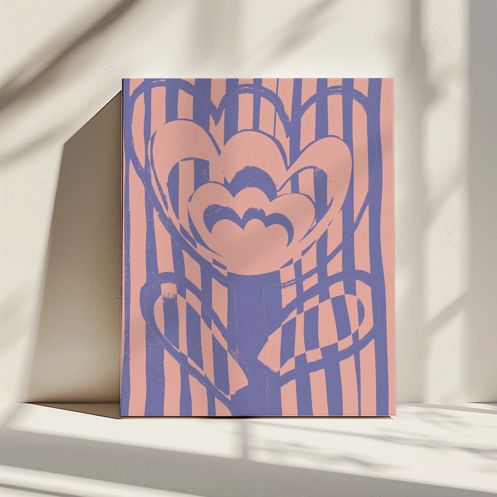 Retro Blossom Burst | Canvas