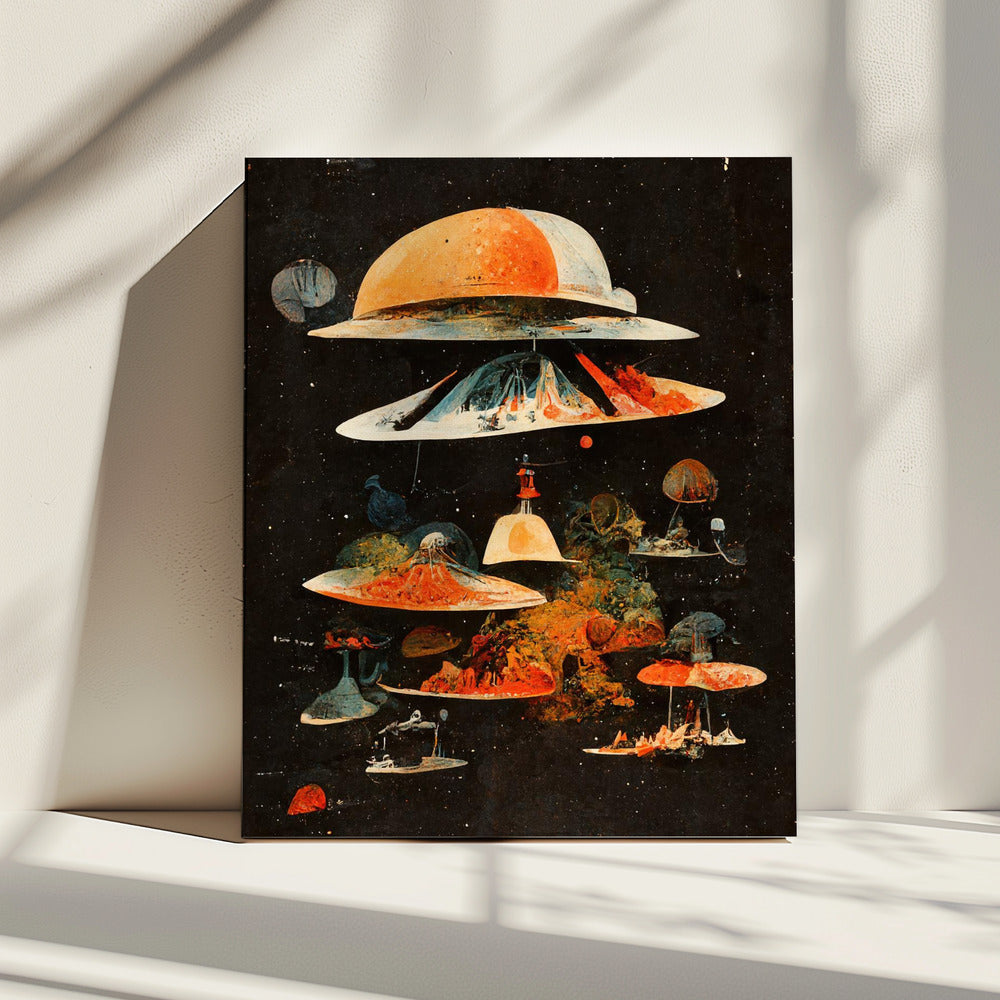 Celestial Layers | Canvas