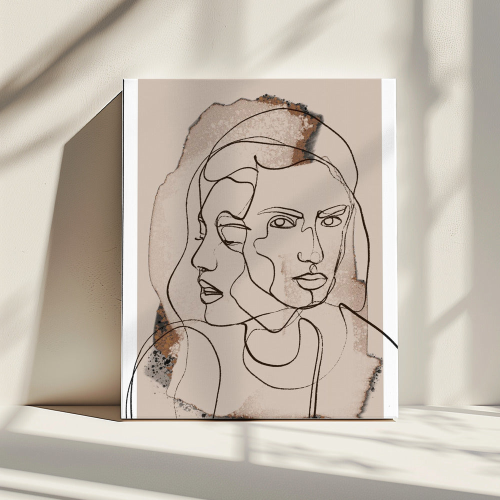 Duality in Lines | Canvas
