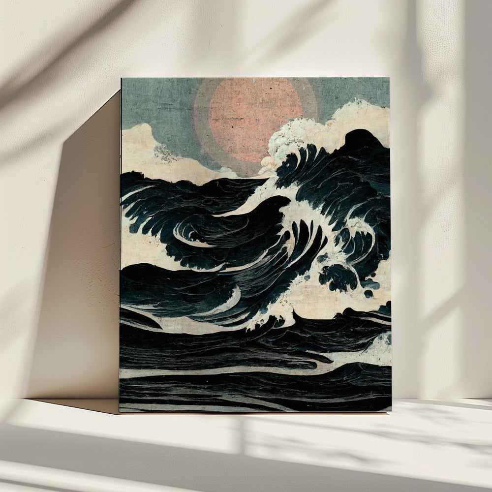 Celestial Wavescape | Canvas