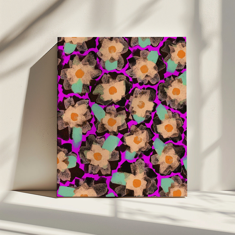 Vibrant Petal Dance | Canvas