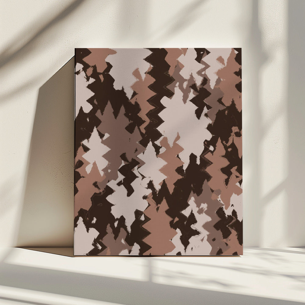 Zigzag Earth Tones | Canvas