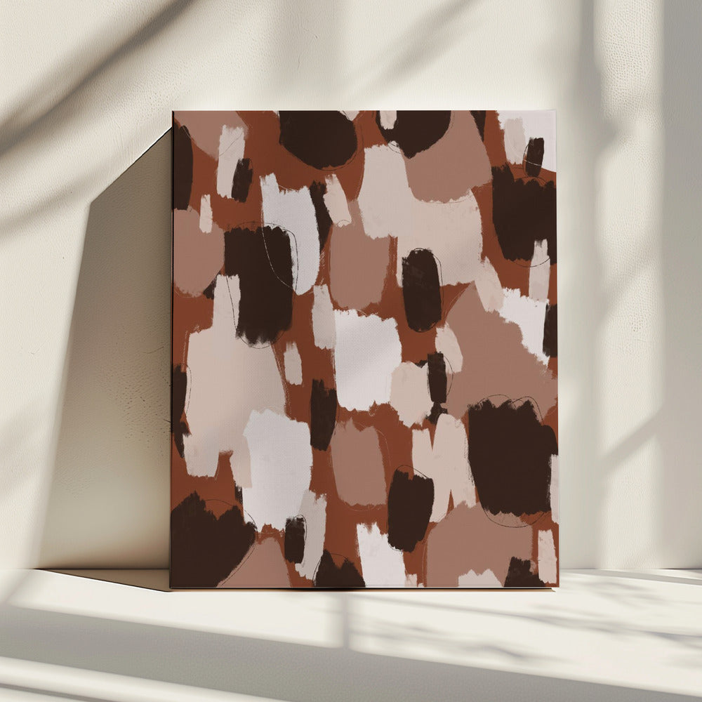 Earthy Brush Strokes | Canvas
