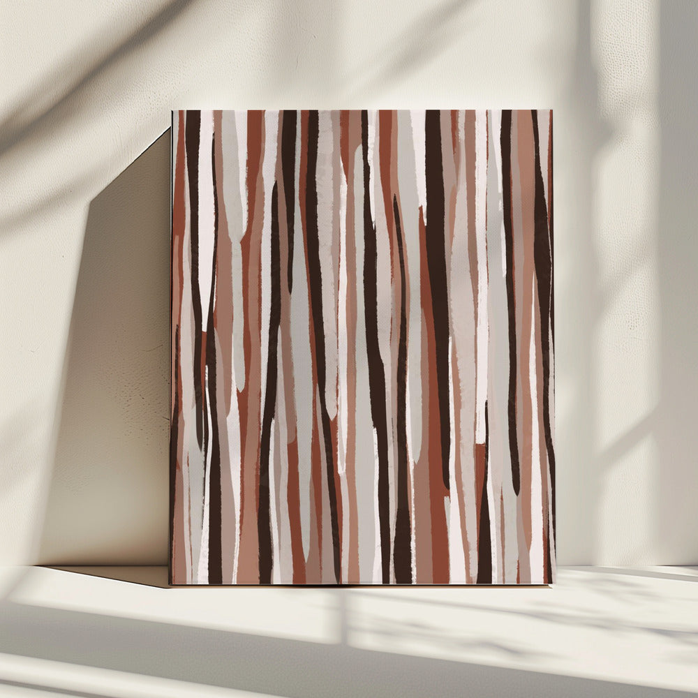 Vertical Earth Tones | Canvas