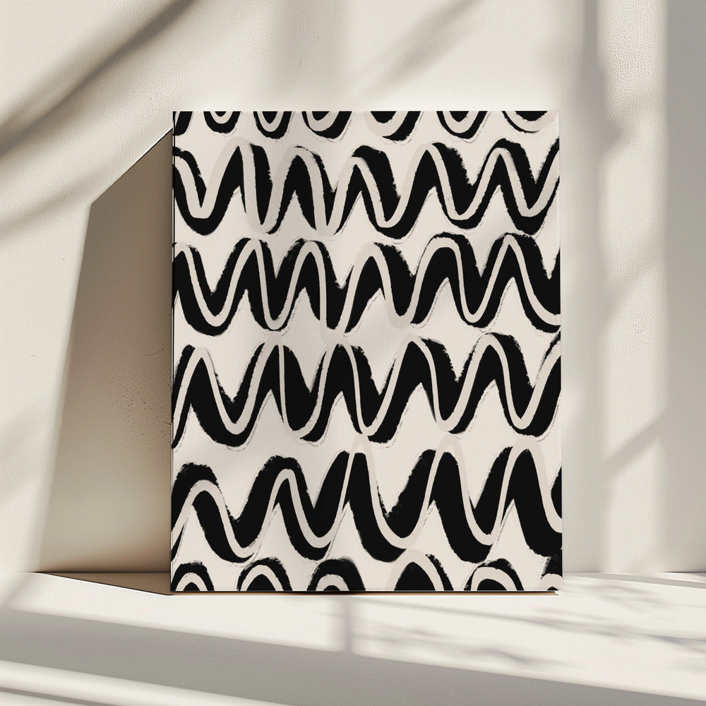 Wavy Echoes | Canvas