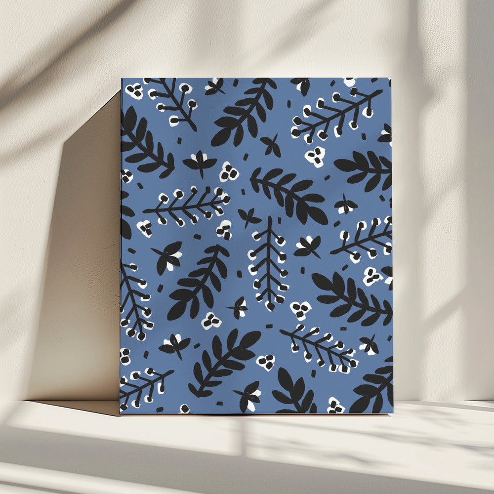 Leafy Nightscape | Canvas