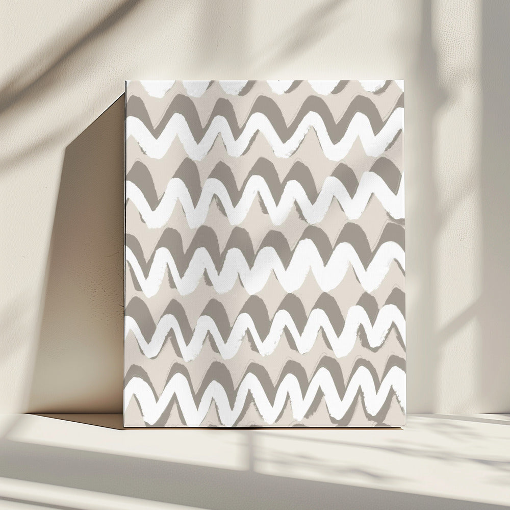 Zigzag Serenity | Canvas
