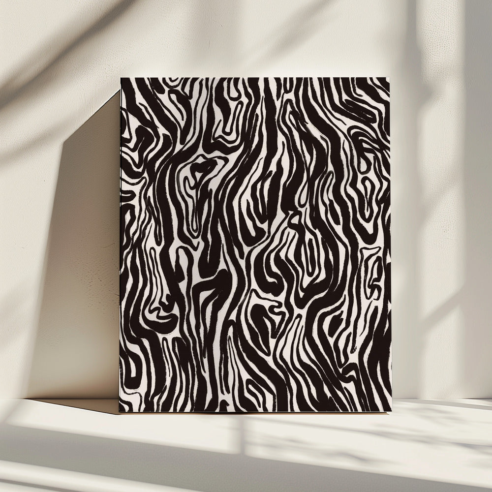 Zebra Waves | Canvas