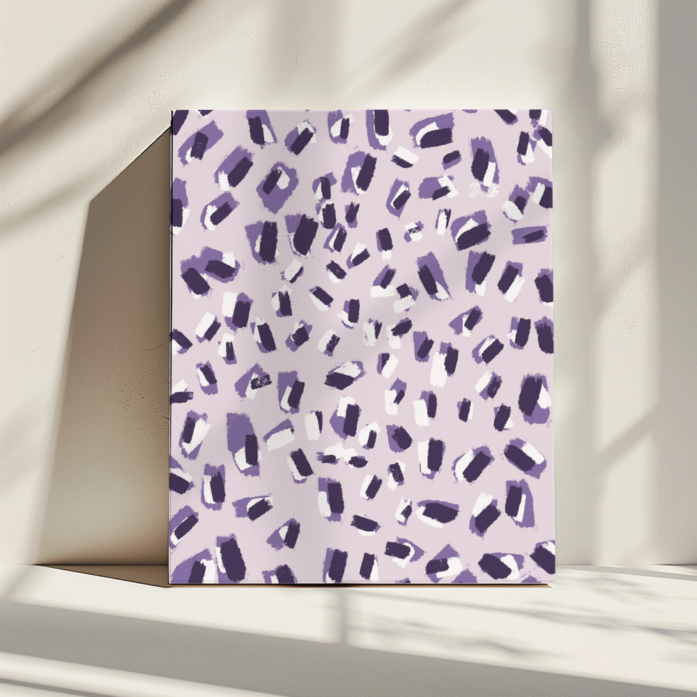 Violet Confetti | Canvas