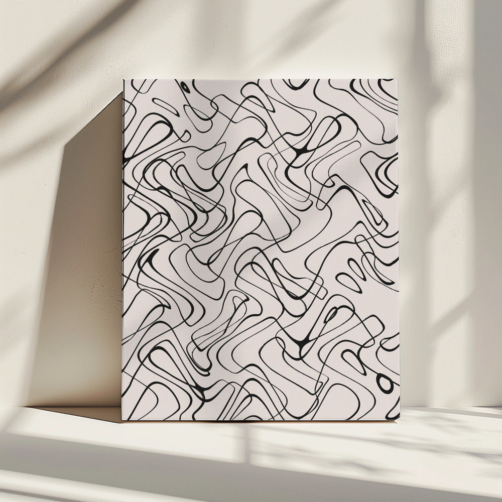 Flowing Lines Dance | Canvas