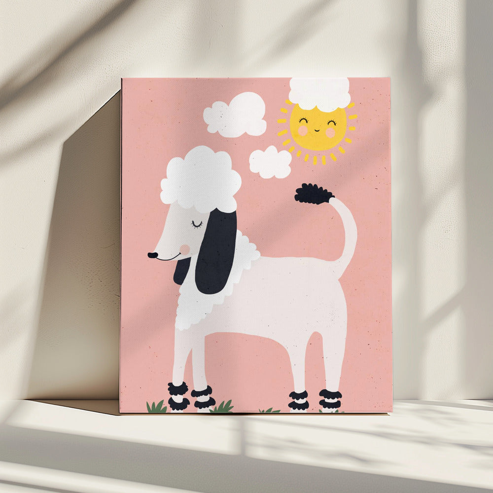 Poodle Sunshine | Canvas