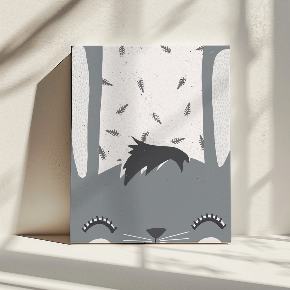 Whiskered Serenity | Canvas