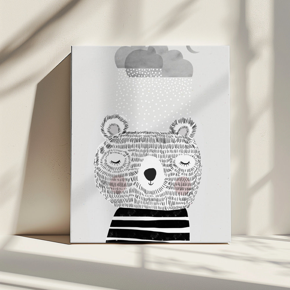 Dreamy Bear Clouds | Canvas