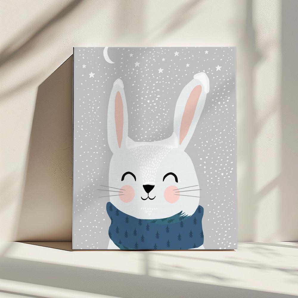 Winter Bunny Bliss | Canvas