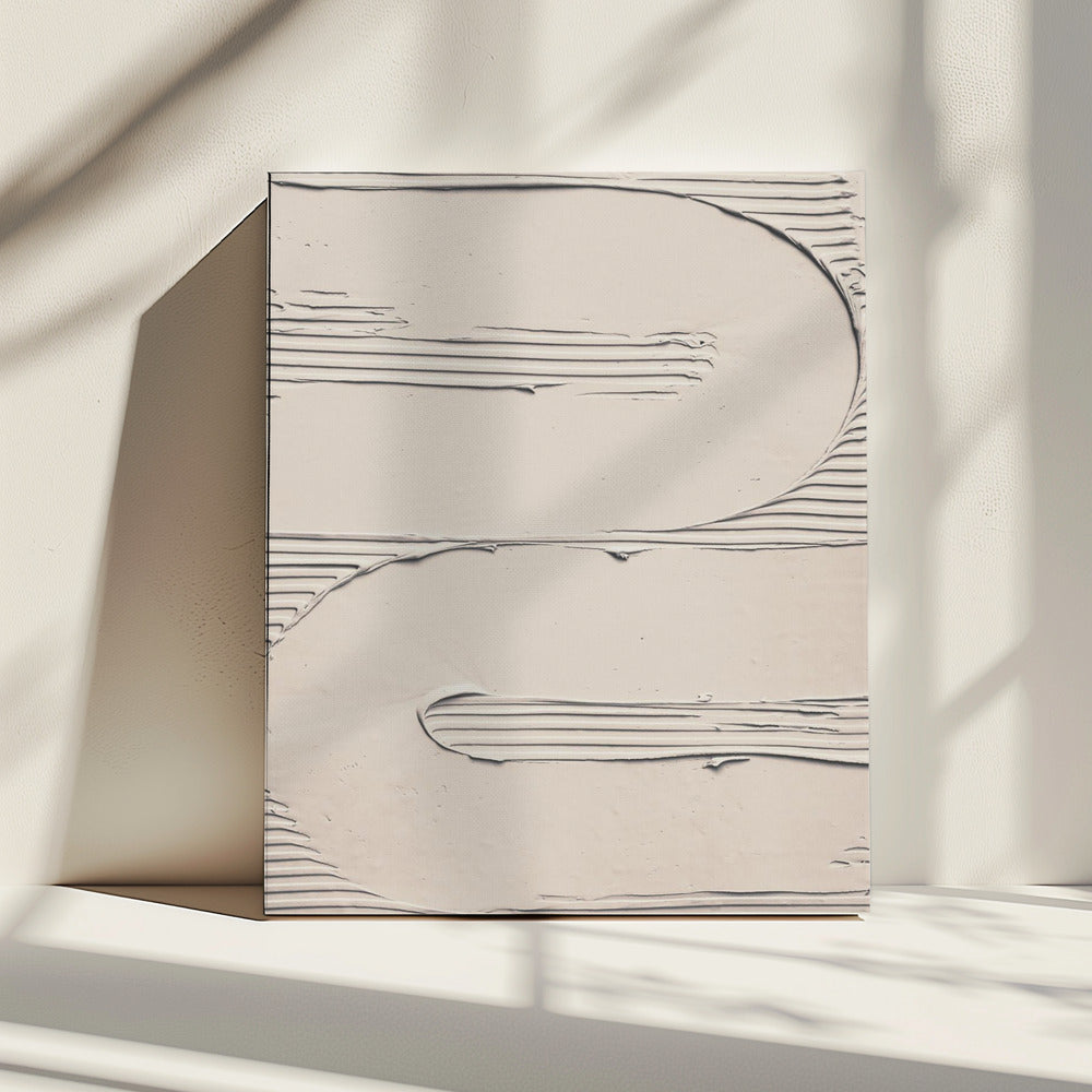 Mud Texture 11 Beige | Canvas