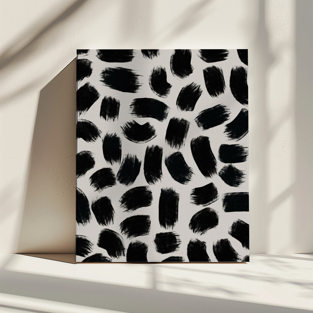 Monochrome Strokes | Canvas