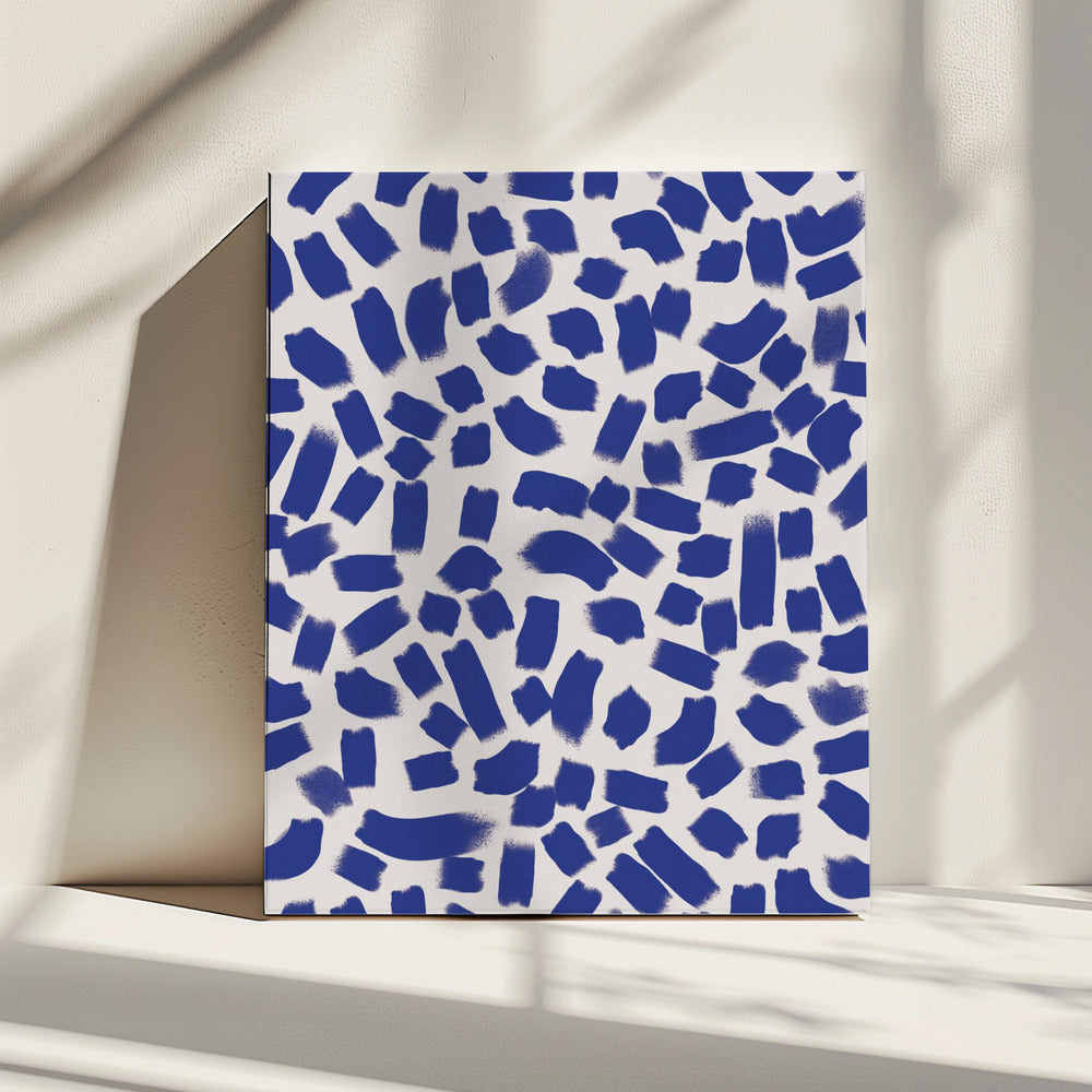 Indigo Strokes | Canvas