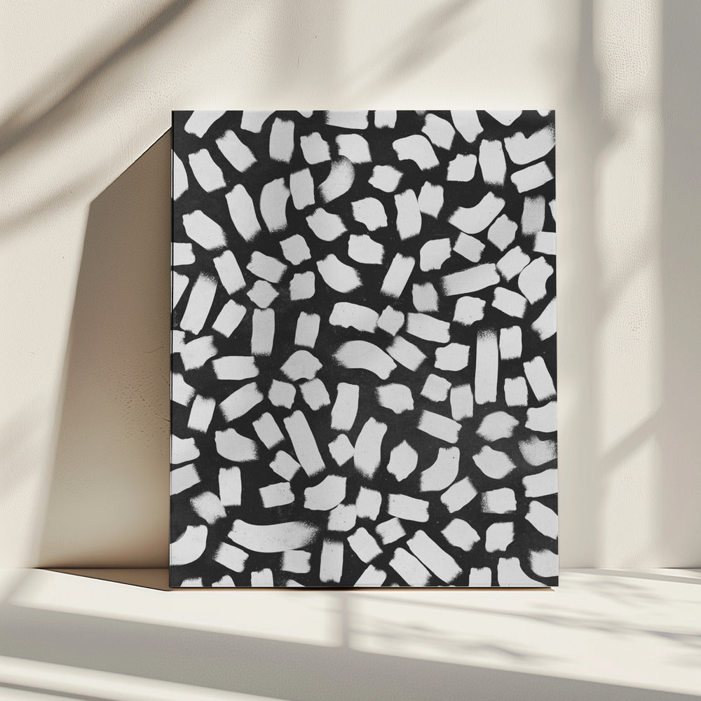 Monochrome Strokes | Canvas