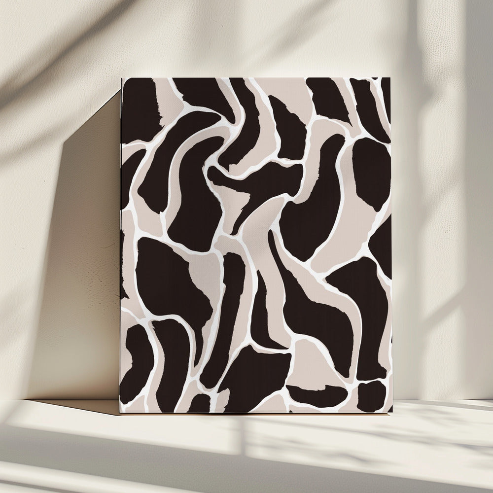 Monochrome Waves | Canvas