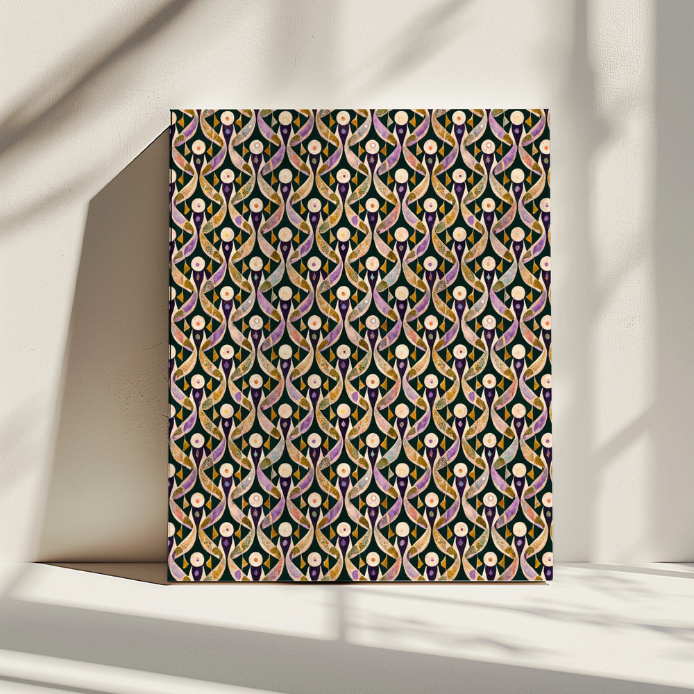 Curved Rhythm Elegance | Canvas