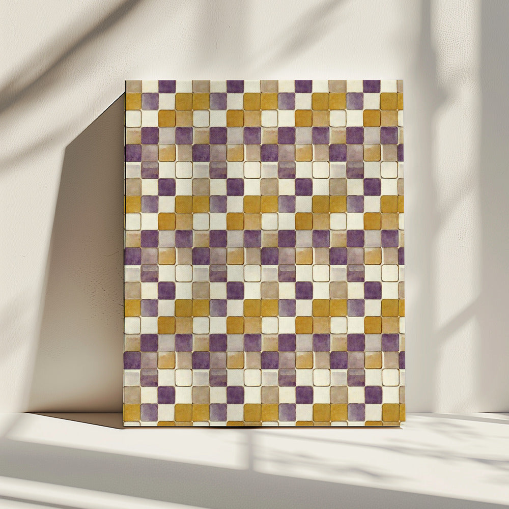 Checkered Harmony | Canvas