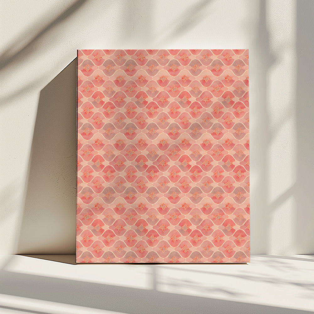 Peachy Waves | Canvas