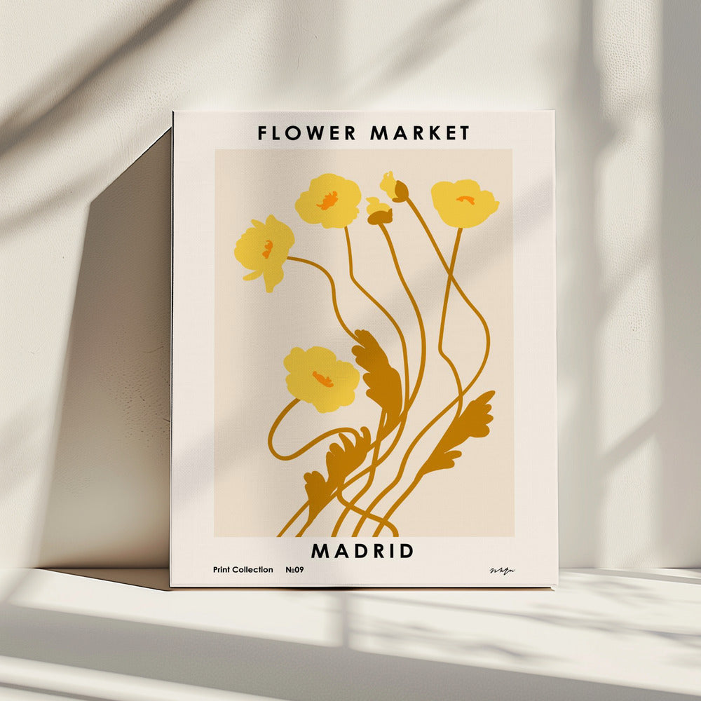 Flower Market. Madrid | Canvas