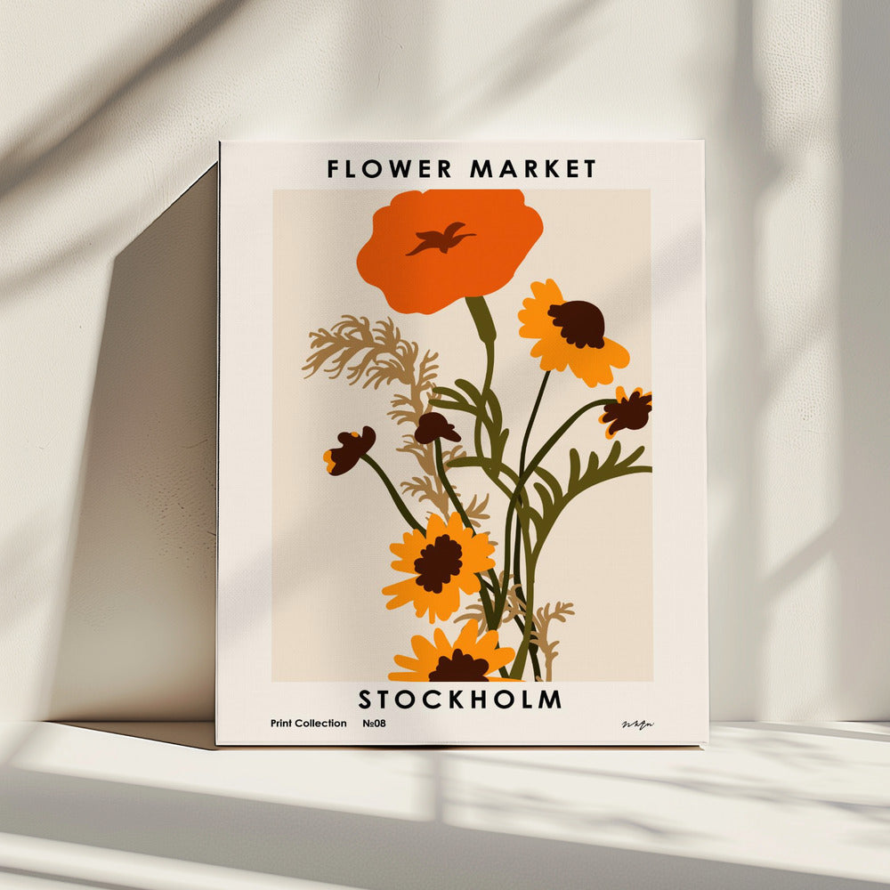Flower Market. Stockholm | Canvas