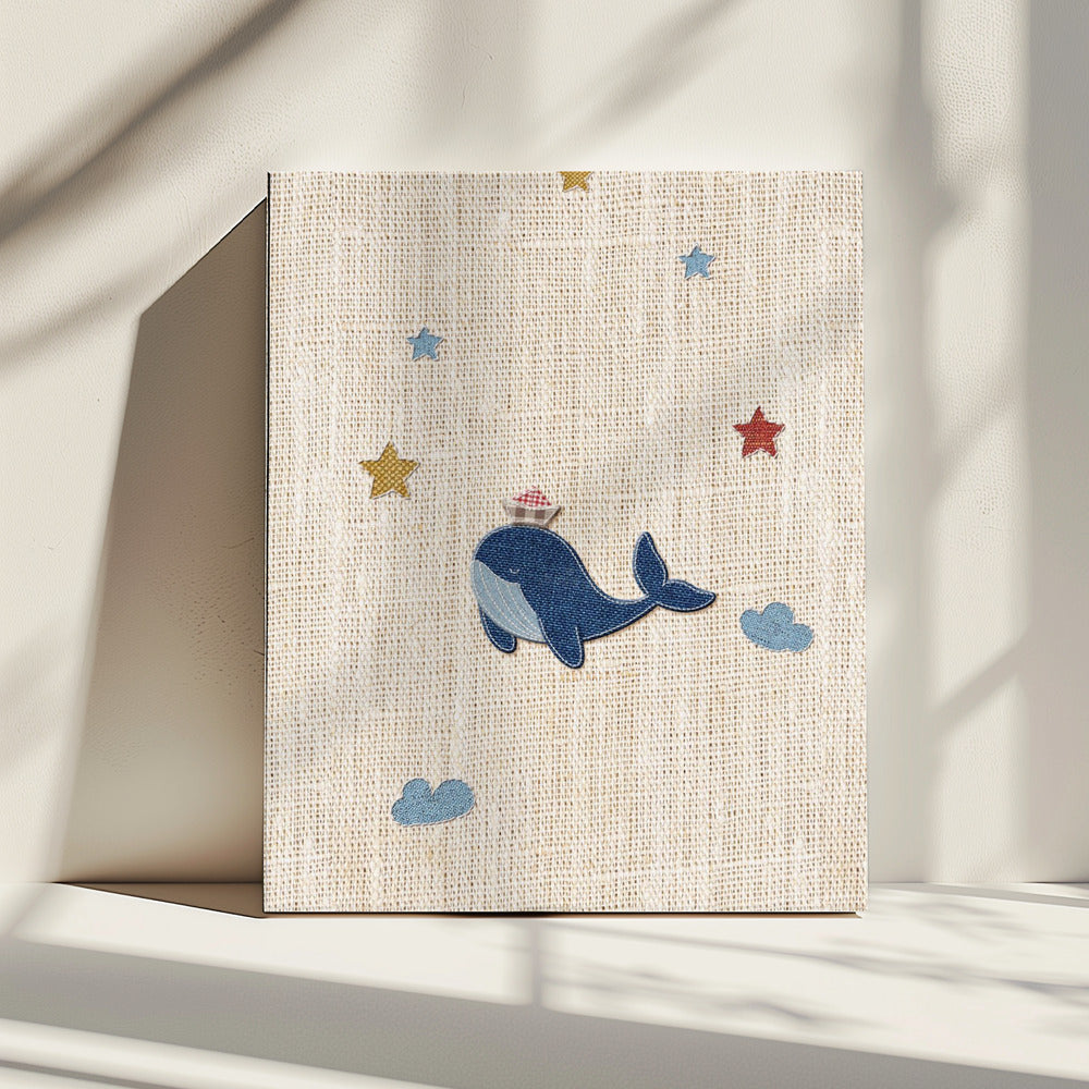 Cute Whale | Canvas