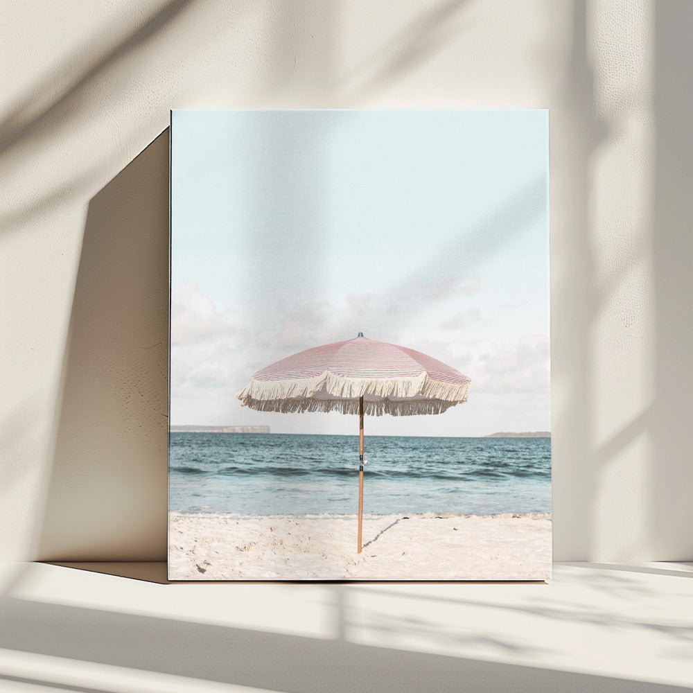 Pink Umbrella | Canvas
