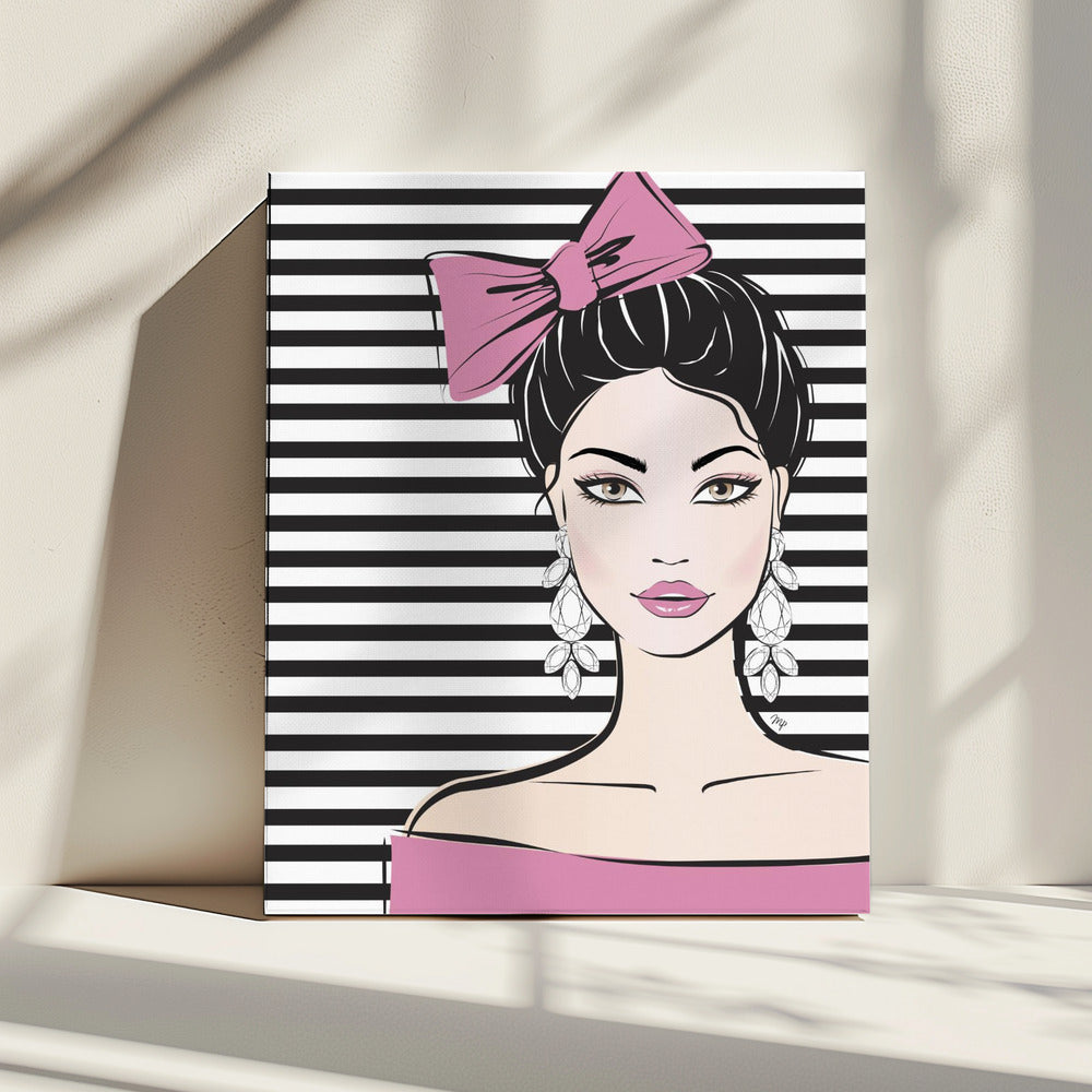 Striped Elegance | Canvas