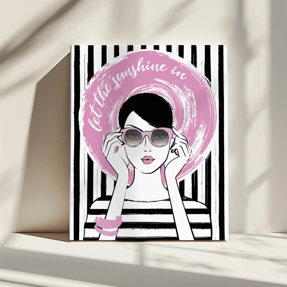 Pink Sunglasses Vibe | Canvas