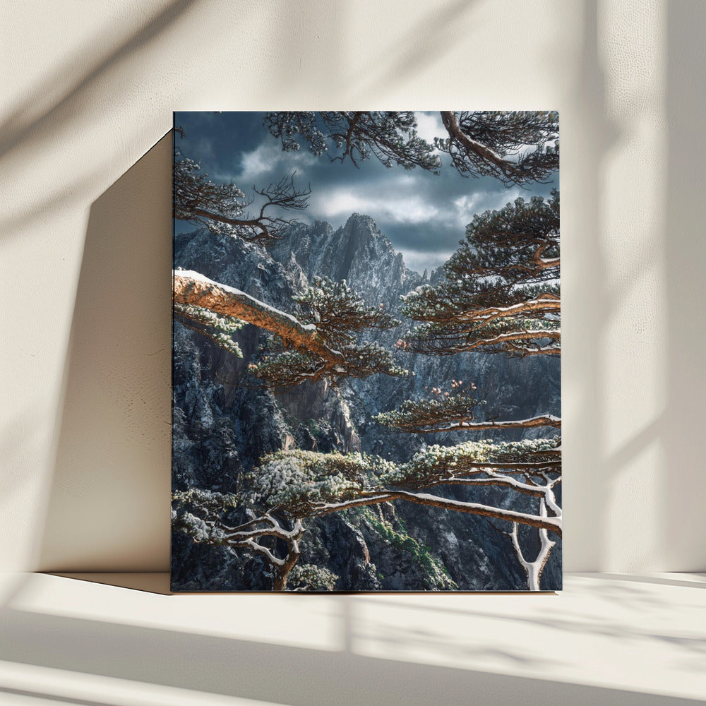 Yellow mountain | Canvas