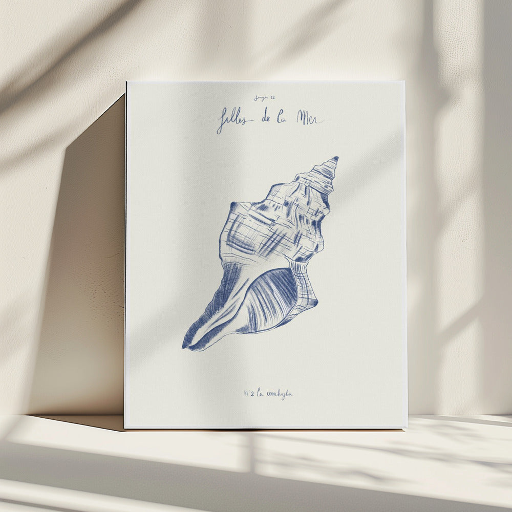 Filles de la mer n.2 - La conchiglia | Canvas