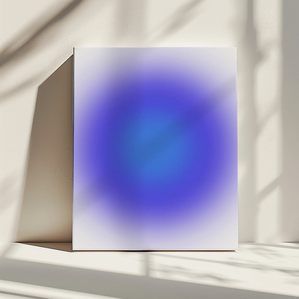 Violet Aura Burst | Canvas