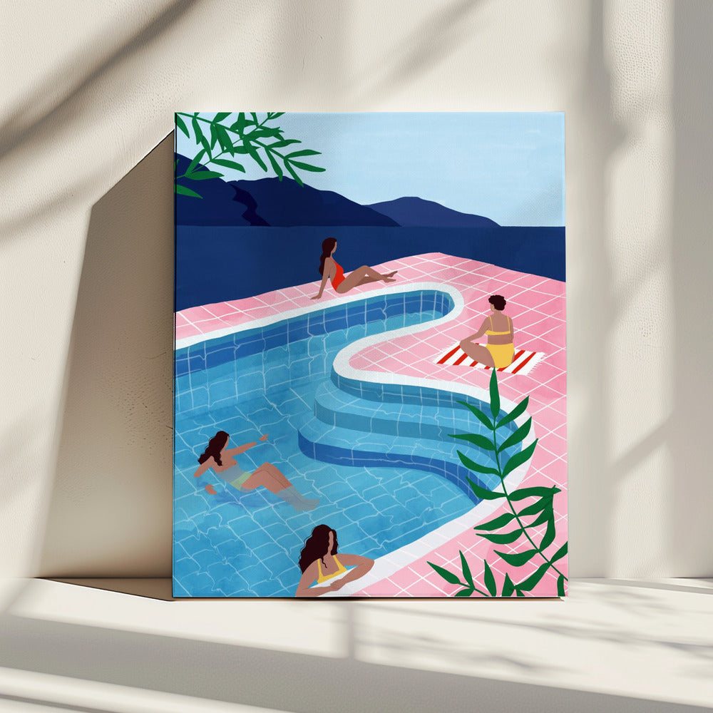 Pool Ladies | Canvas