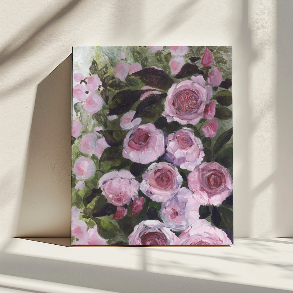 Aurorie painterly roses | Canvas