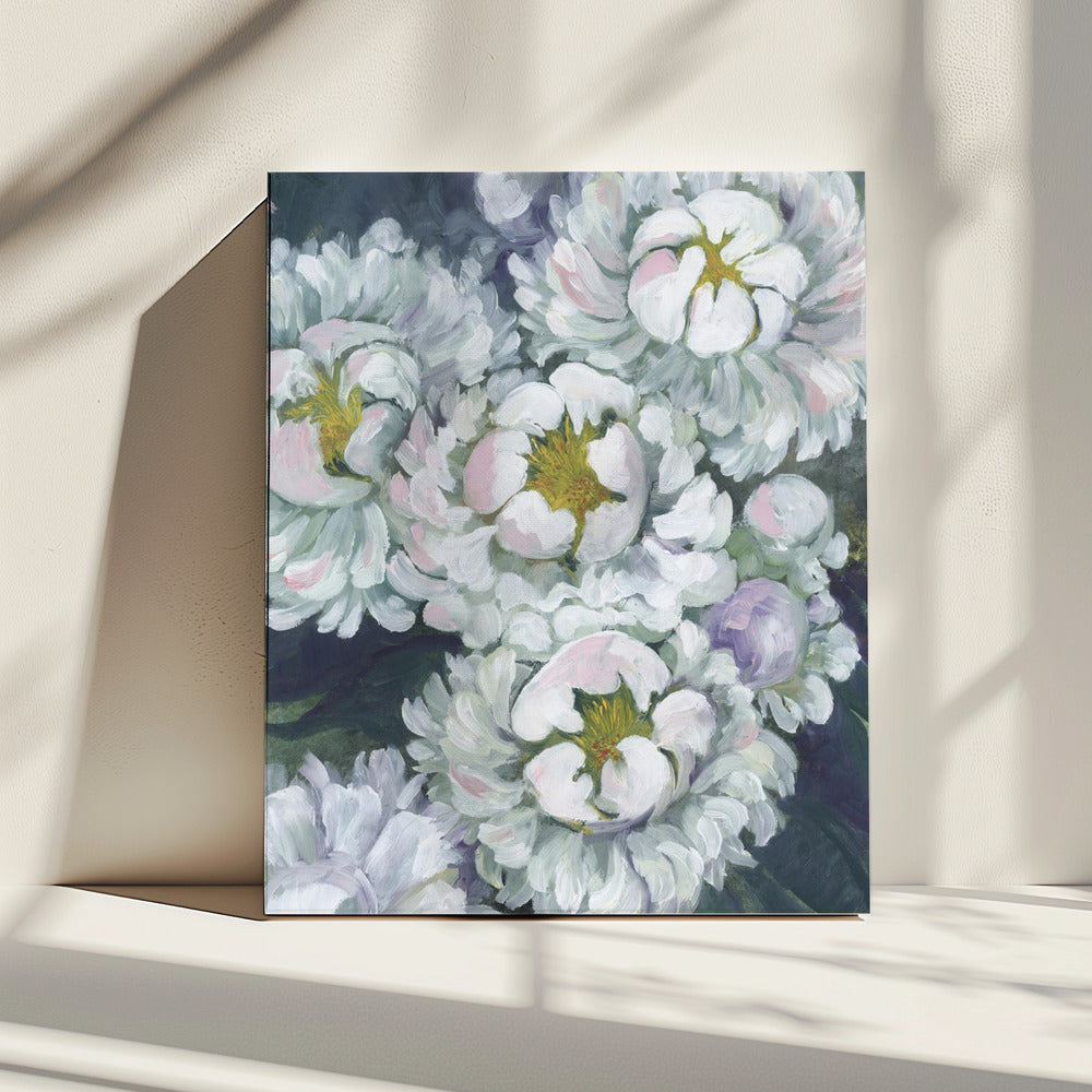 Willoh painterly peonies | Canvas