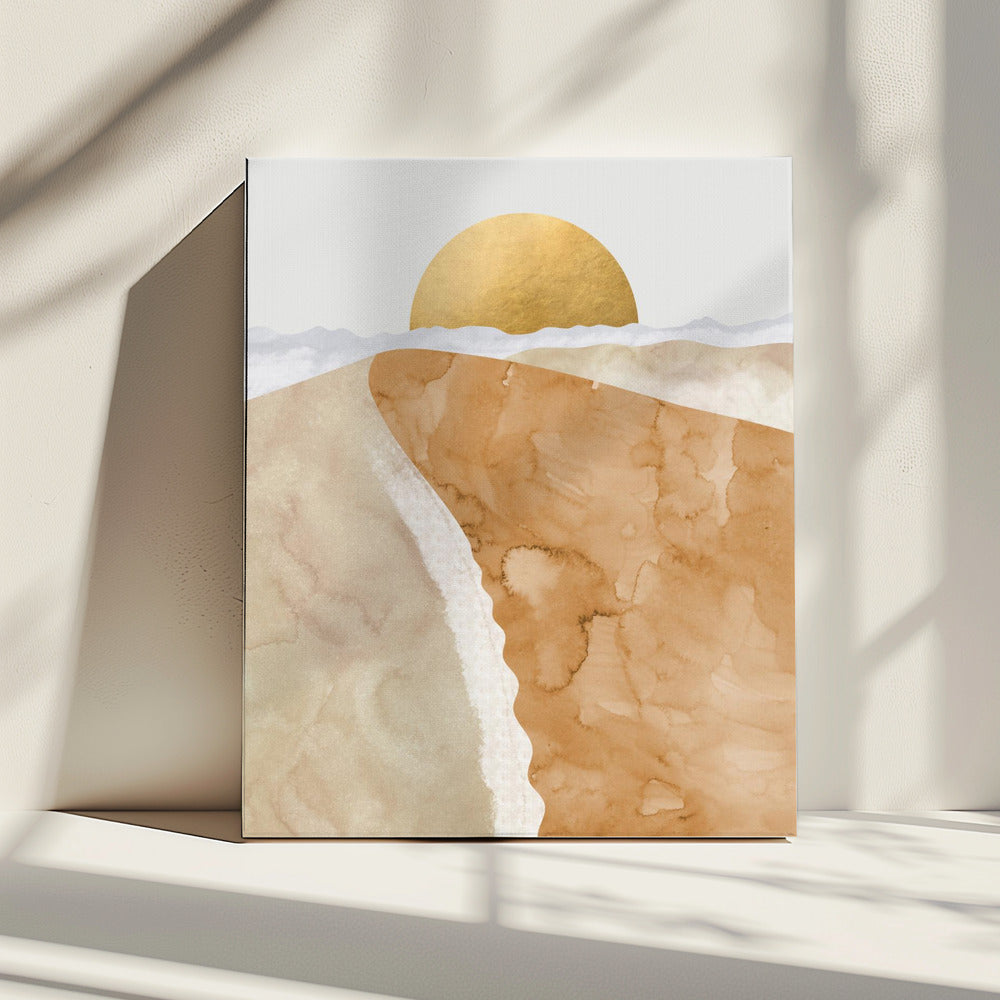 Gold sand dune | Canvas
