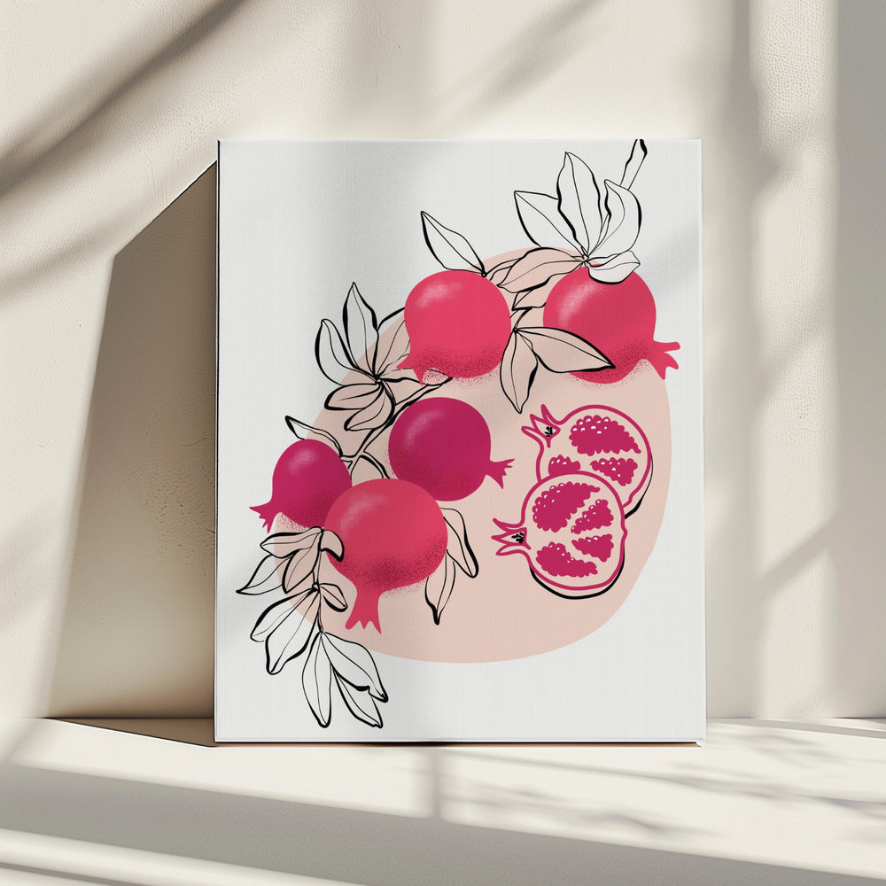 Fathia pomegranates | Canvas
