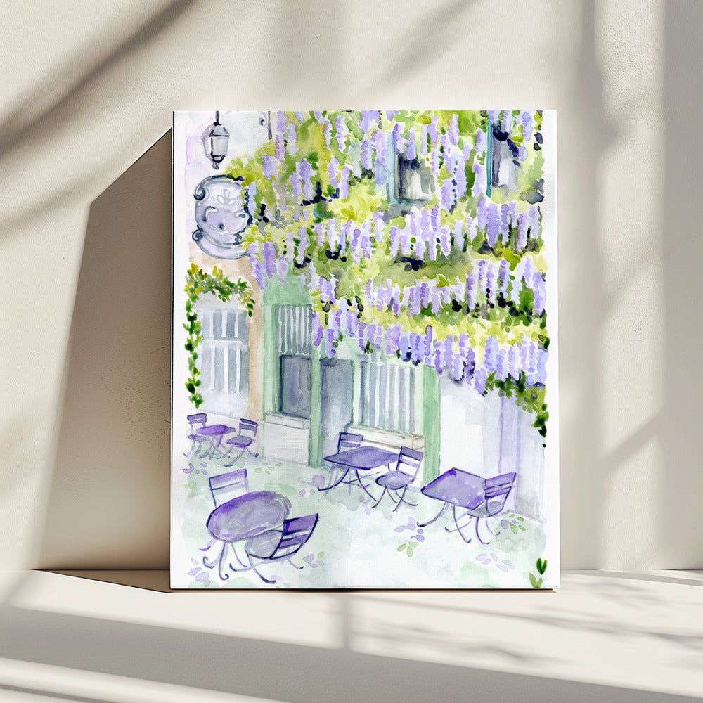 Naive Paris cafe | Canvas