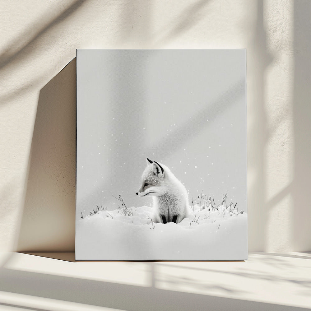 Winter Fox&#039;s Gaze | Canvas