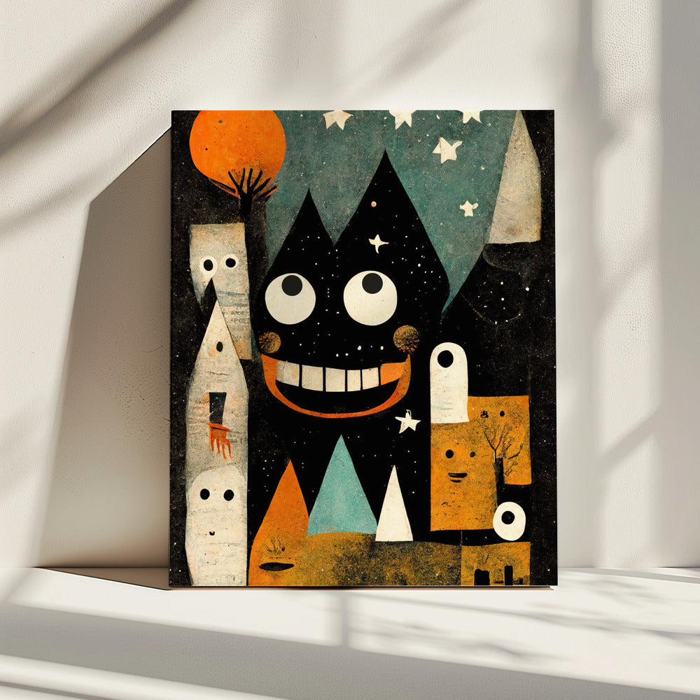 Whimsical Nightscape | Canvas