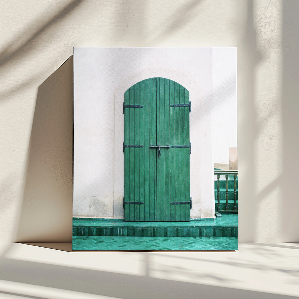 Marrakesh Green Door | Canvas