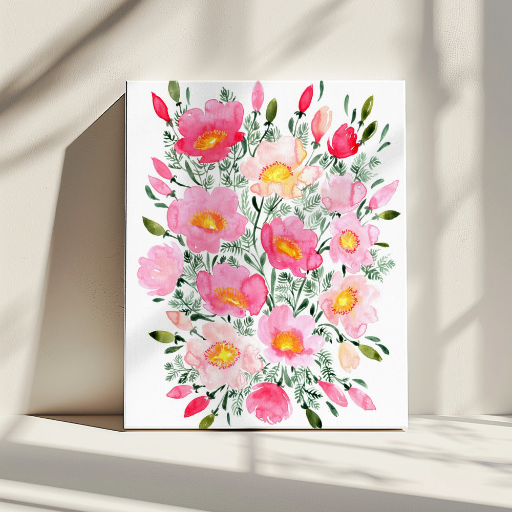 Winterlynn bouquet in pink | Canvas