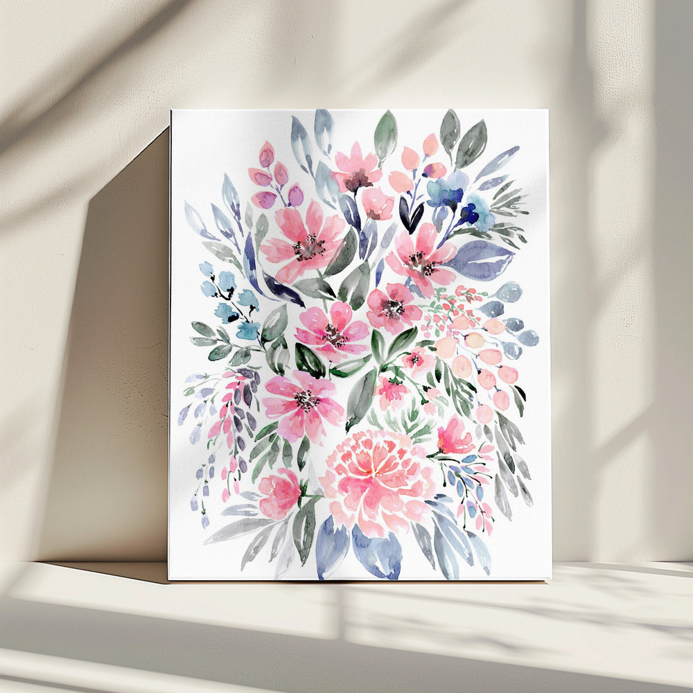 Clara watercolor bouquet | Canvas