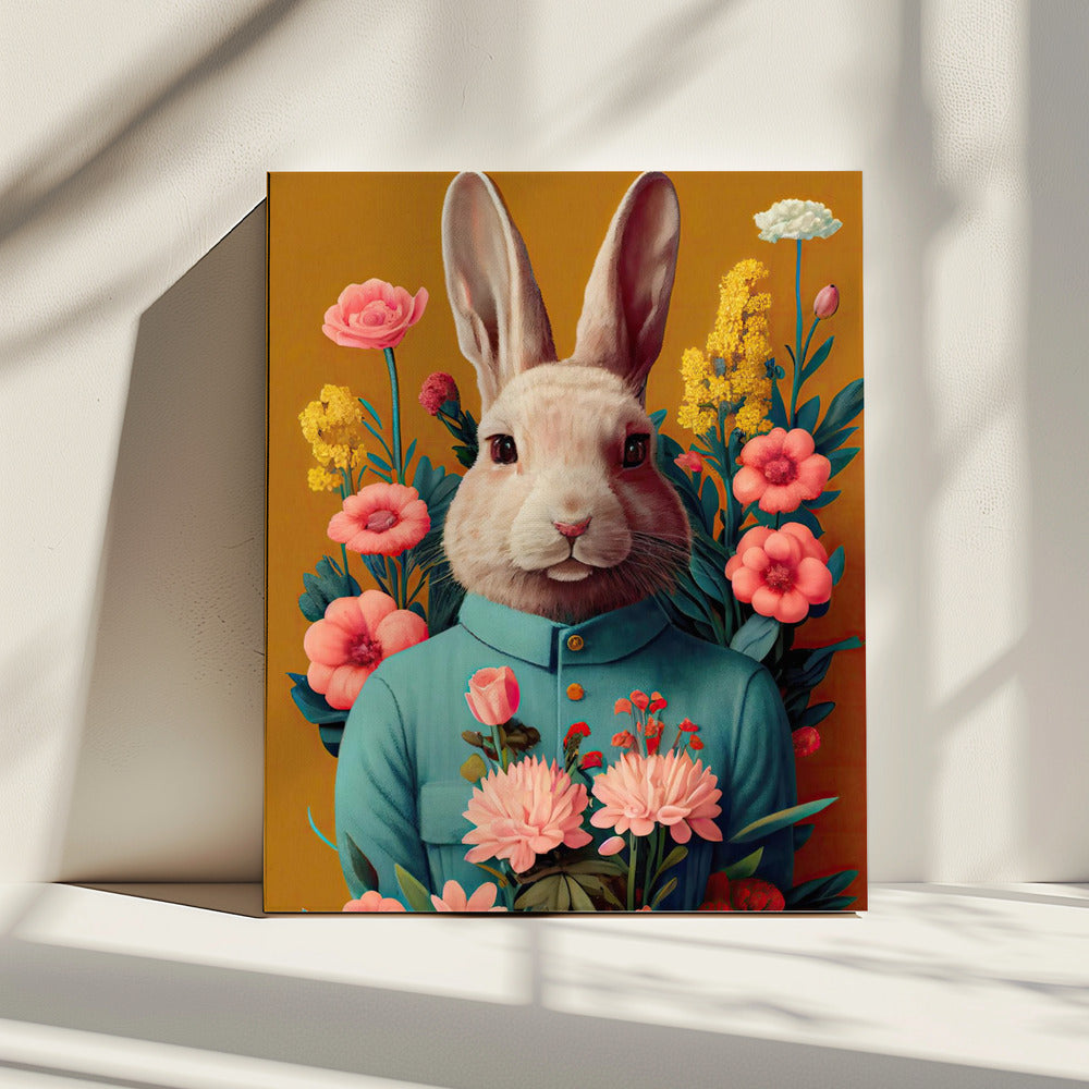 Bunny in Bloom | Canvas
