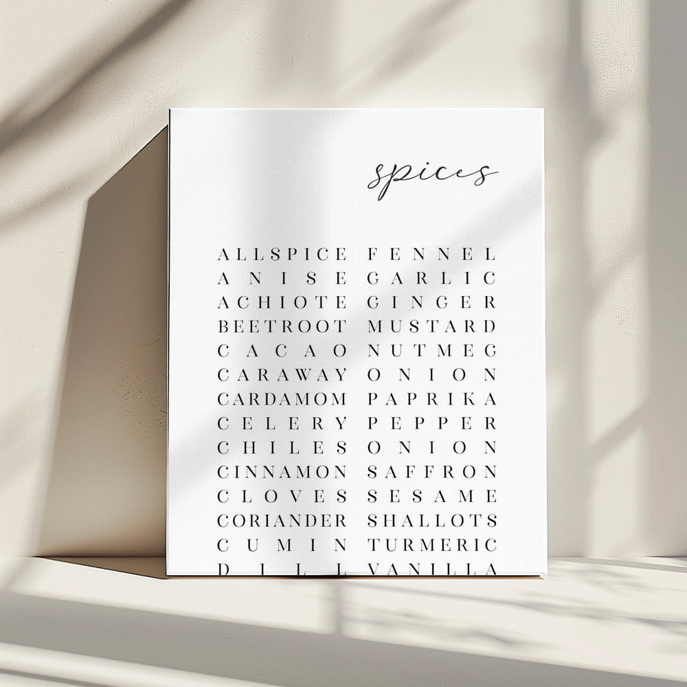 List of spices | Canvas
