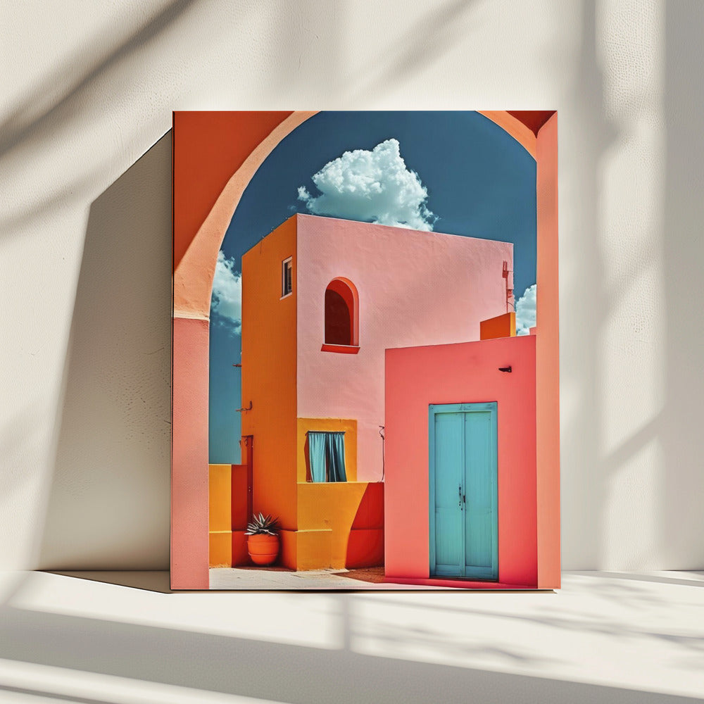 Vibrant Archway Scene | Canvas