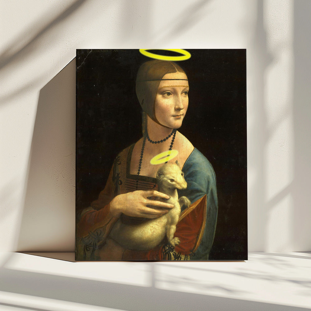 Lady with a halo | Canvas